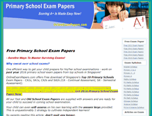 Tablet Screenshot of onlineexampapers.com